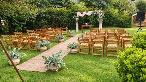 Ceremonia en el parque